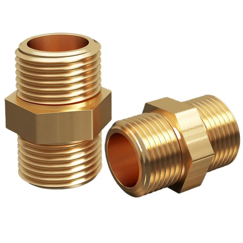 Thickened all-copper, pair wire outer wire direct water inlet pipe, connector accessories, universal hose docking device