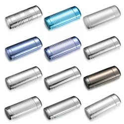 Capsule Eyeglass Cases Women Hard Glasses Case Men Aluminum Spectacle Case Lined for Reading Glasses Protecter Eyewear Accessori