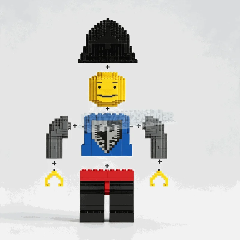 1929PCS Medieval Knight Character Building Blocks Model Creative Assembly Toy Castle Guard Display Collection Decoration Gifts