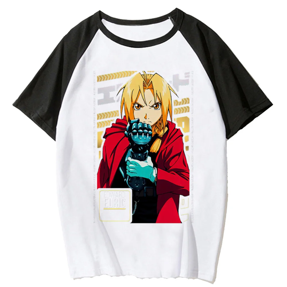 Fullmetal Alchemist t shirt women comic designer t-shirts girl 2000s harajuku manga clothes