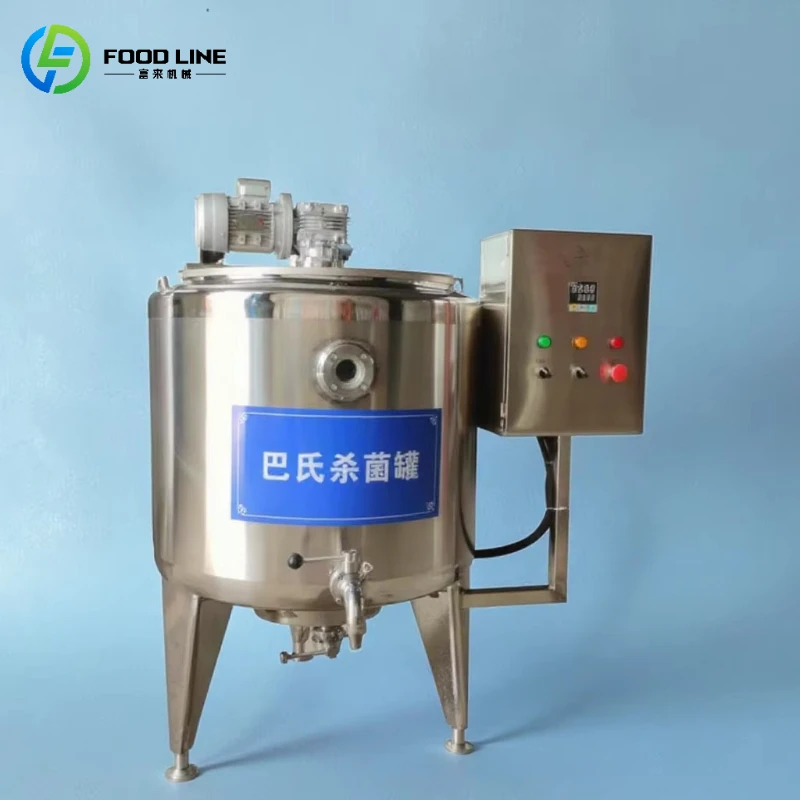 

Customized Industrial Yogurt Pasteurization Machine Digital Display Milk Sterilizer with Fast Heating System Long Service Life