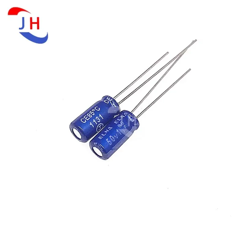 5/10/20PCS New Aluminum Electrolytic Capacitor 50v1uf 5*11 RE3 Blue Robe Audio Fever Capacitor 2mm Pitch