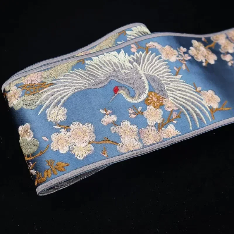 ستائر مطرزة على الطراز الصيني الجديد ووسائد أريكة من الدانتيل والوسائد، مقسمة ​ ​ أشرطة تزيين تنورة هانفو شيابي