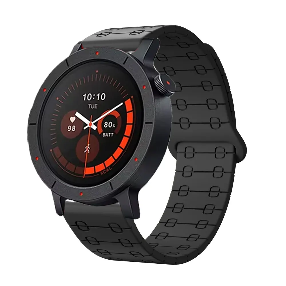 Magnetic Bracelet For CMF Watch Pro 3 2 OnePlus Watch 46mm Strap Correa For Garmin Approach S50 Forerunner 970 570 Silicone Band