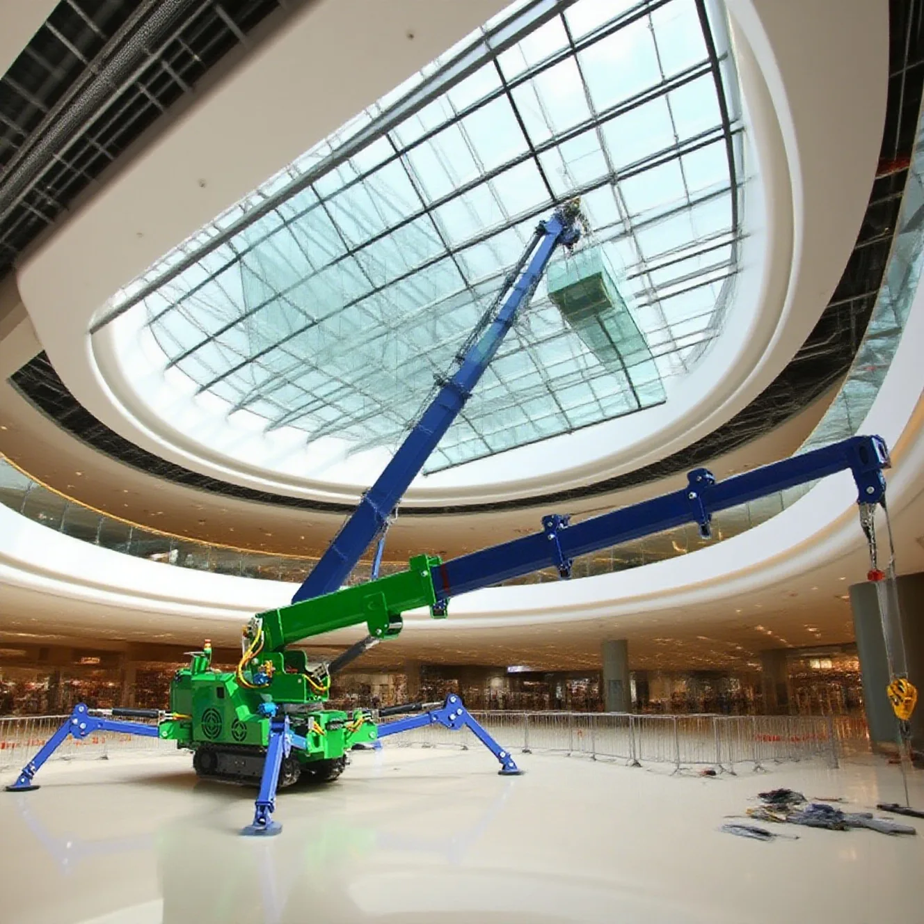 

Electric Mini Spider Crane 0.5-20 Ton Narrow Space Lifting Machine Crawler Hydraulic Track Compact Crane Factory Supply