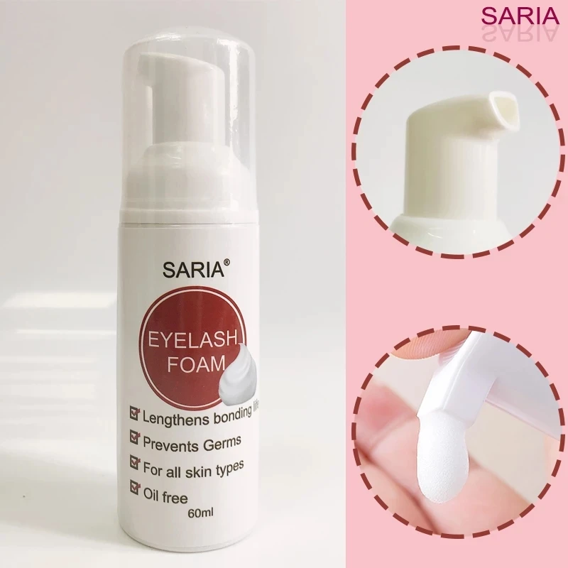 Eyelash Extension Shampoo Foam Eyelid Deep Clean Cleanser For Makeup Tools Mascara Remover Glue Salon Home Use