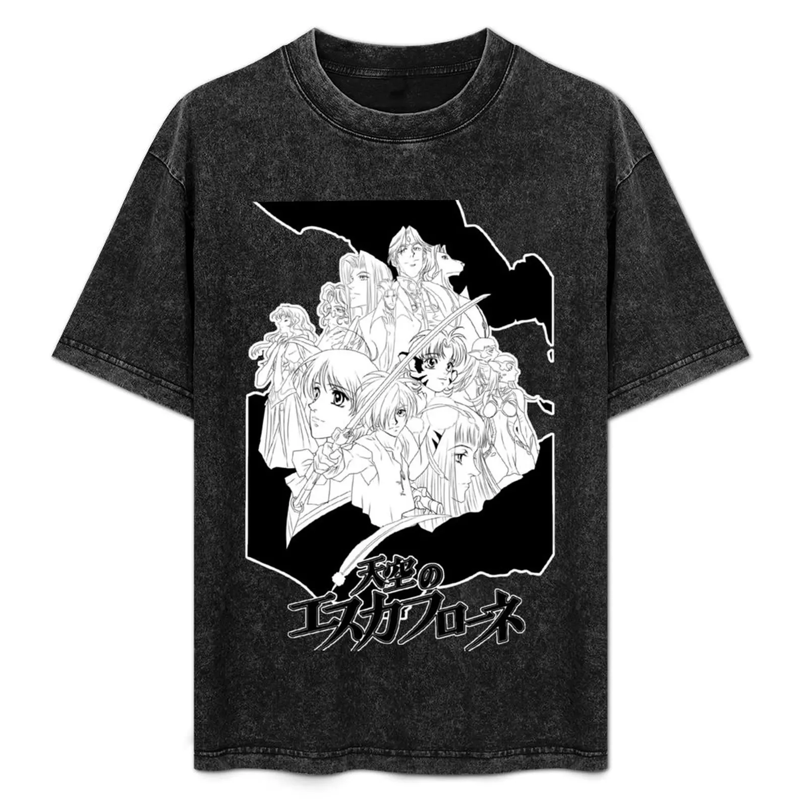 THE VISION OF ESCAFLOWNE T-Shirt cute tops anime figures baggy shirts Men's t shirts