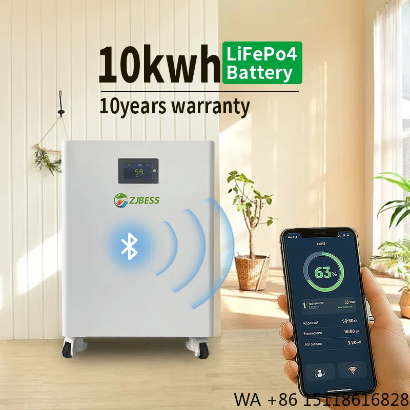 All-in-one Mobile 51.2V 48V 200Ah 280Ah Battery Pack 10kwh 15kwh Home Solar Lithium Battery 15KW Built-in Off-grid 5KW Inverter
