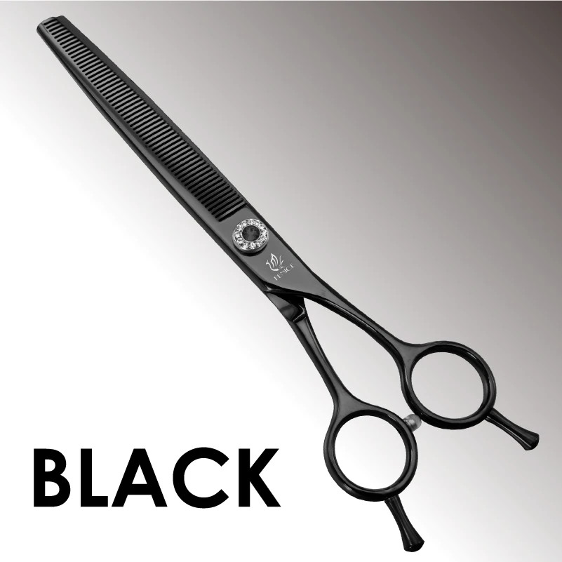 Fenice Professional JP440C Steel 7.0 inch Dog Grooming Scissors for Dog Cutting Thinning Scissors Shears Thinning 25%