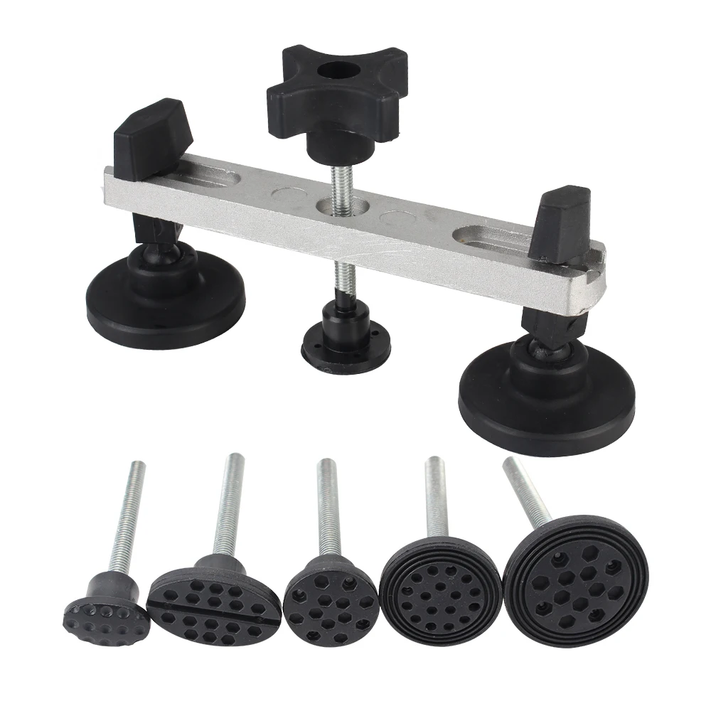 Car Dent Repair Tool Car Accessory Dent Puller Set Auto Body Repair Kit Pulling Bridge Glue Pulling Tabs Portable