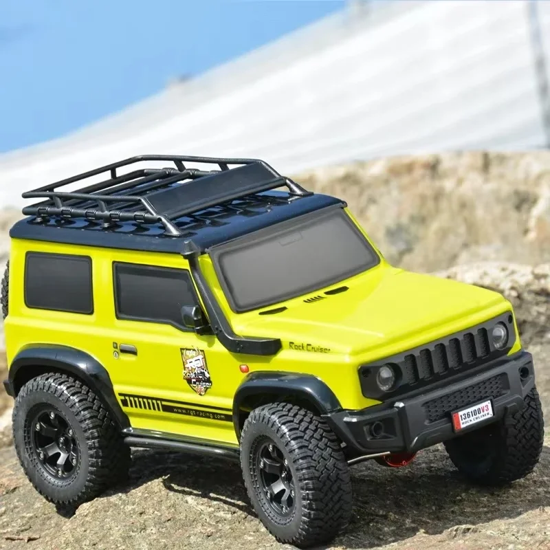 

Rgt Jimny 1/10 136100 v3 Радиоуправляемый автомобиль с полным приводом, ползающий внедорожник, модель автомобиля с дистанционным управлением, молодежная игрушечная модель