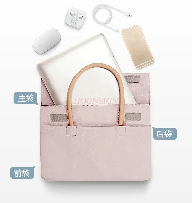 1pcs Laptop bag for women, suitable for shock resistant commuting, inner liner protective cover