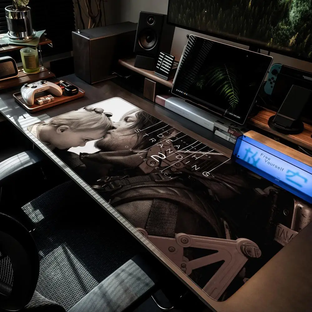 Death Stranding 2 Mouse Pad MouseMat XXL Aksesoris Komputer Keyboard Besar Laptop Table Pad Produk Baru Gamer Gaming