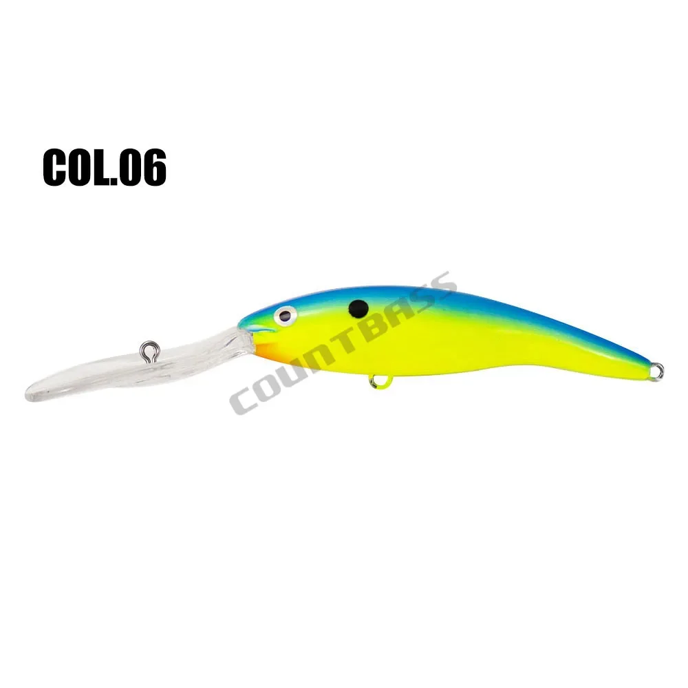 Countbass Deep Tail Wobbler 90mm 14.6g Floating Diving Depth 6M Crankbait Chatterbait Fishing Lures Hard Bait