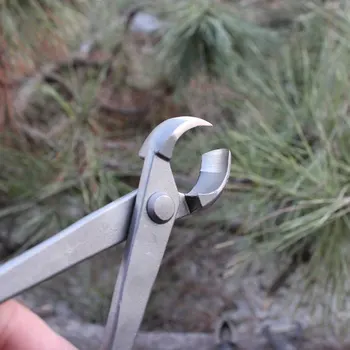 Cortador de botão de bonsai, cortador de borda côncava, alicate de corte de raiz, tesoura de bola, modelagem de paisagem, ferramentas de bonsai de jardim 210mm