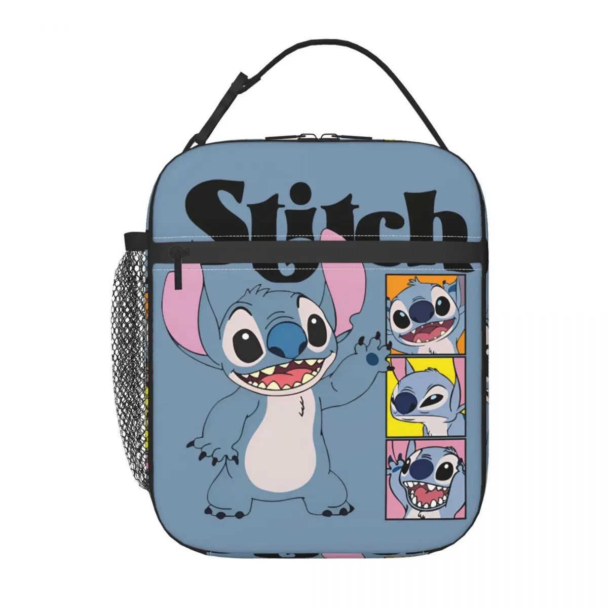 

Аксессуары I Love Stitch, изолированная сумка для обеда для школы, офиса, контейнер для еды, портативный термохолодильник, ланч-боксы