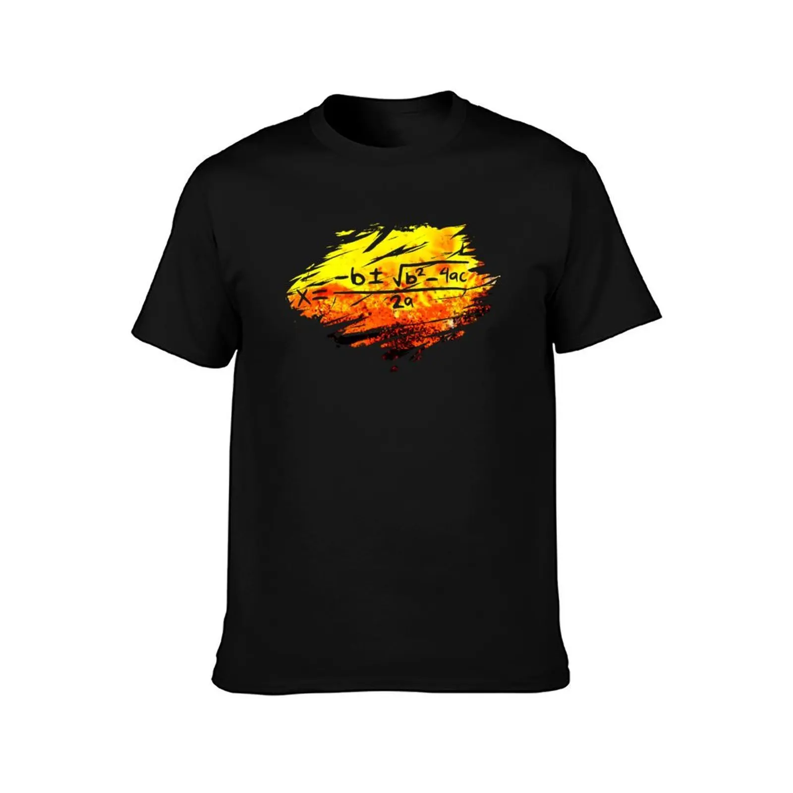 Quadratic Formula I Math Formula I Funny Symbol [Fun-Can Shop] T-Shirt, Summer Casual Cotton Tee, Oversized Streetwear Tops