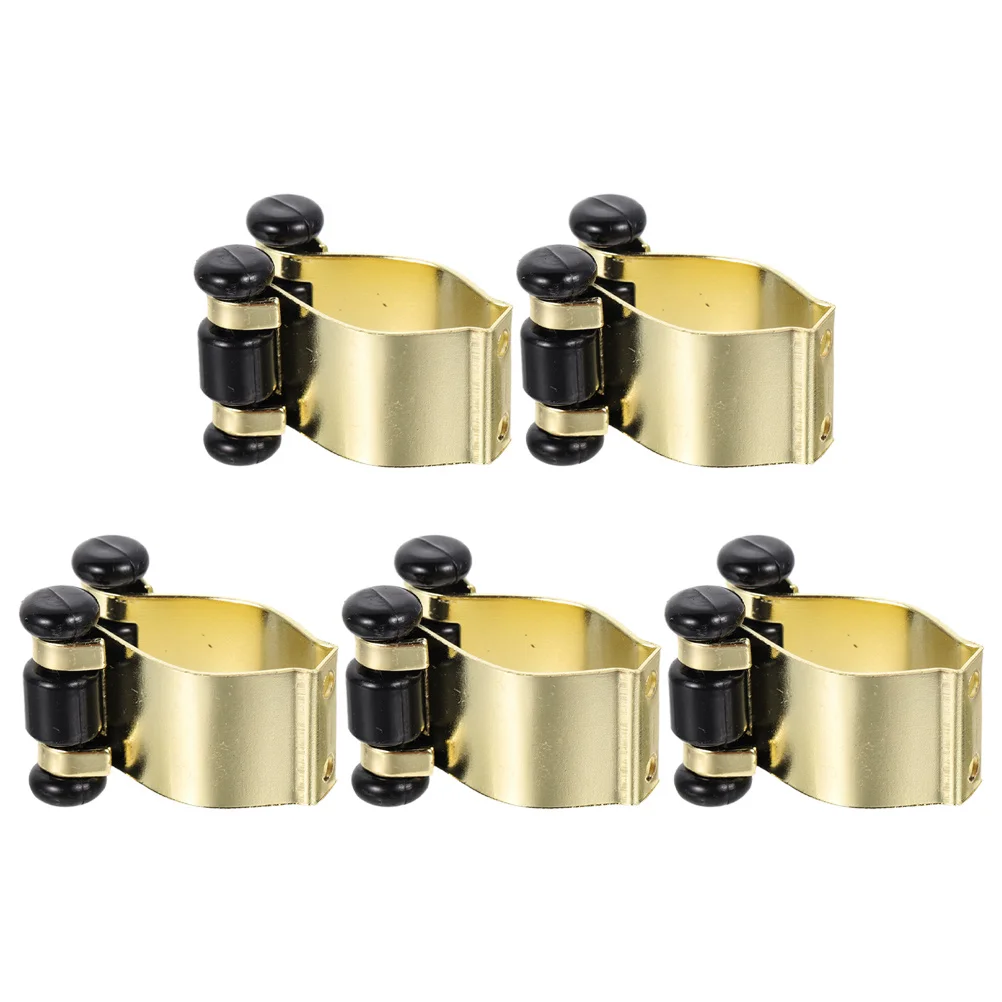 5 قطعة مقاطع قضيب معدني قابل للتعديل تجمع جديلة قصبة صيد خشبية حامل المحمولة خفيفة الوزن تخزين ملحق لغرفة البلياردو #6