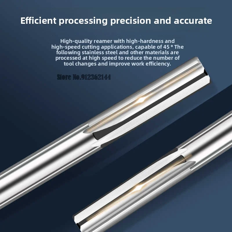 Alargador de carboneto de 1.0mm-13mm, espiral reta h7, ferramenta de corte de liga endurecida de precisão para metalurgia, fresadora cnc de alumínio
