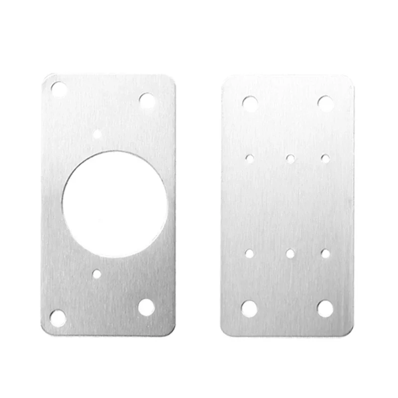 1-4 Pieces Cabinet Hinge Repair Plate with Hole Mounting Bracket for Fastening Wooden Sofa Table Chair Bed Shelf Furnitur