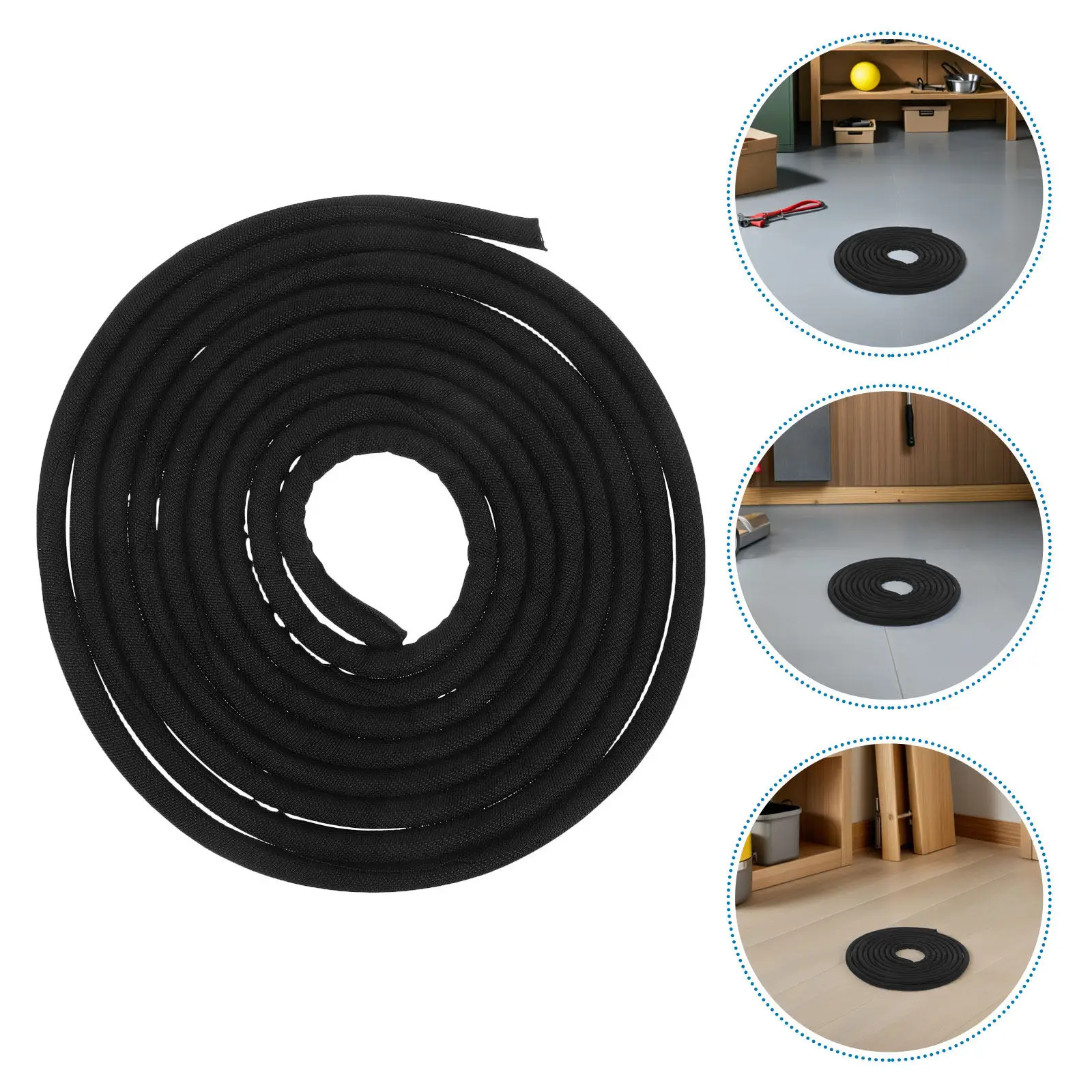 8Mm Id Pet Cord Protector Electric Cable Sleeve Self-Wrap Flexible Wire Cover Bite Resistant Chew Proof Cable Wrap for Dogs Cats