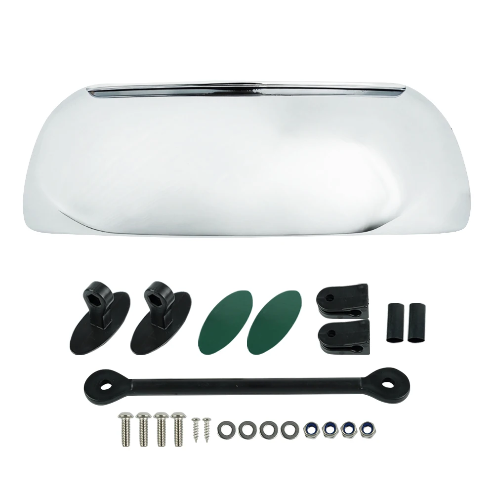 Universal Motorcycle Blind Spot Mirror Wide Angle Rearview Mirror 180 Degree For BMW Yamaha Honda Windscreen Small