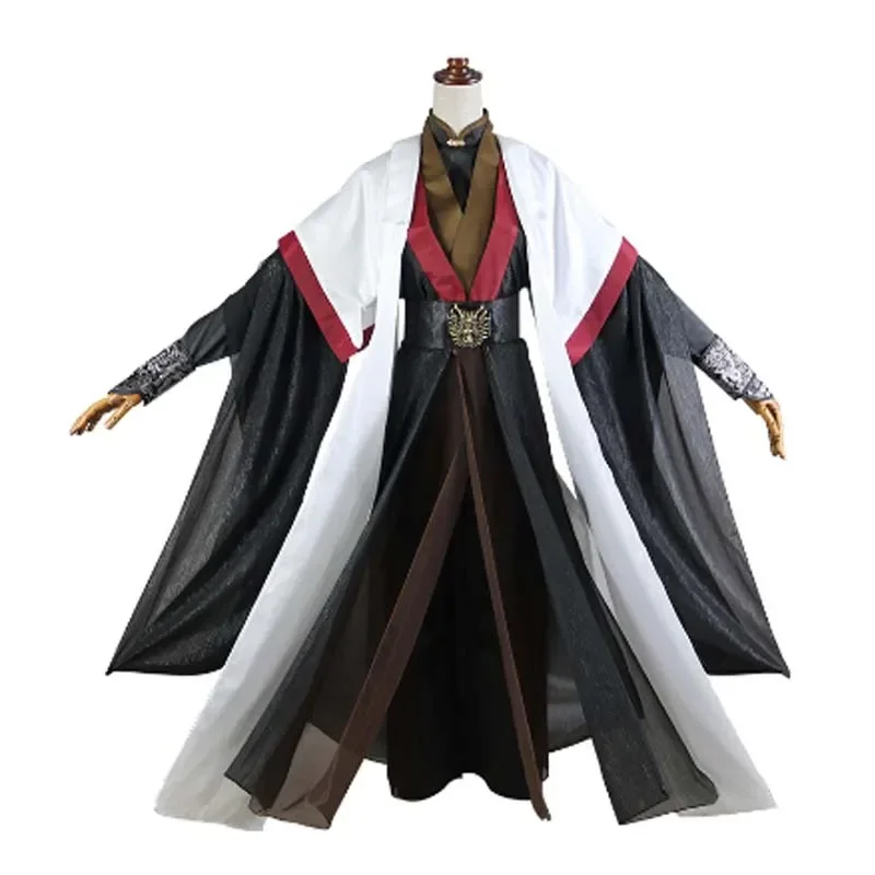 Anime The Scum Villain's Self Saving System Luo BingHe Cosplay Costume Ancient Hanfu Uniform Suit Halloween Party Women Men Set