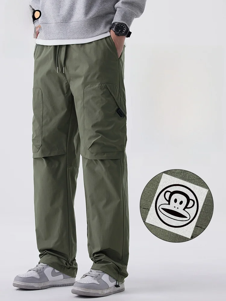 

PaulFrank een Workwear Pants Men Casual Straight Leg Outdoor Spring Autumn New Sle Loose Fit Comfortable Trousers