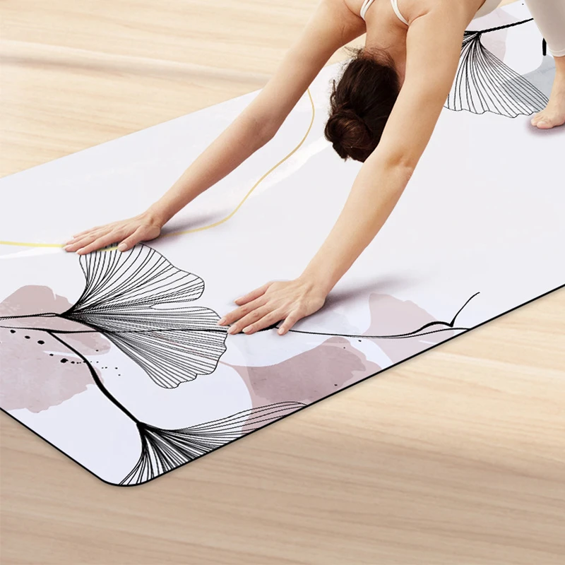 

Gym Fitness Yoga Mats 68*183cm Rubber Meditation Pilate Pads Fordable Suede Sports Mat for Gym Dance Studio Home Travel Exercise