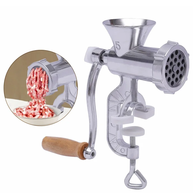 Multifunction Meat Grinder Mincer Stuffer Hand Manual Sausa Filler Maker Machine