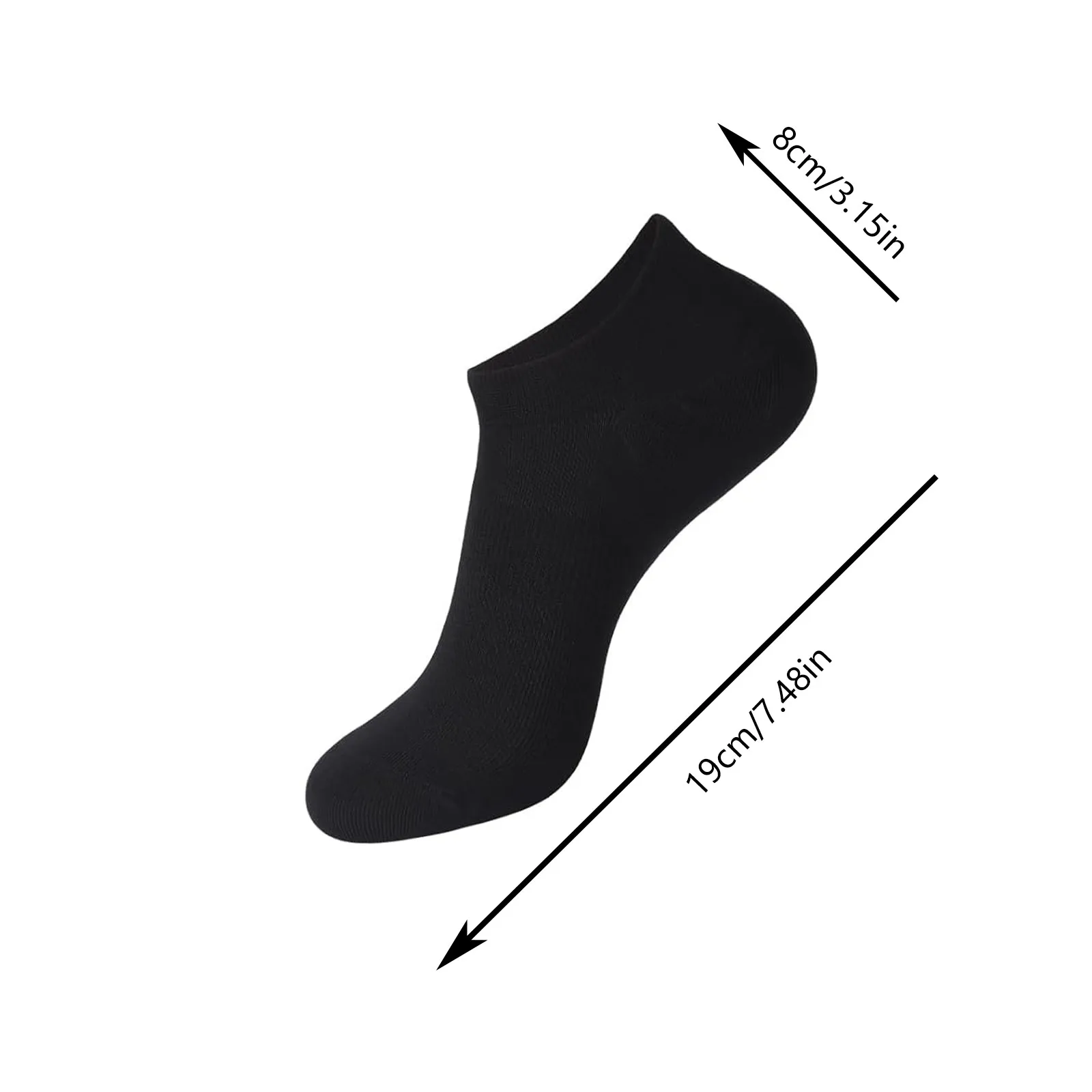 Women'S Solid Color Short Socks Regular Thickness Suitable For Spring And Summer Socks Casual Shallow Mouth Socks 5 Pairs