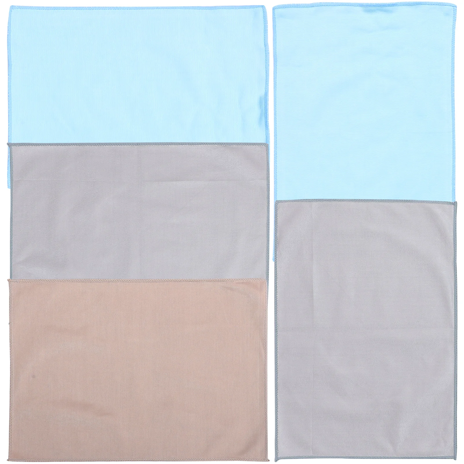 

5pcs Microfiber Reusable Kitchen Glass Car Glass Wipes Car Window Cleaning Rags Window Wipes Free Cloth