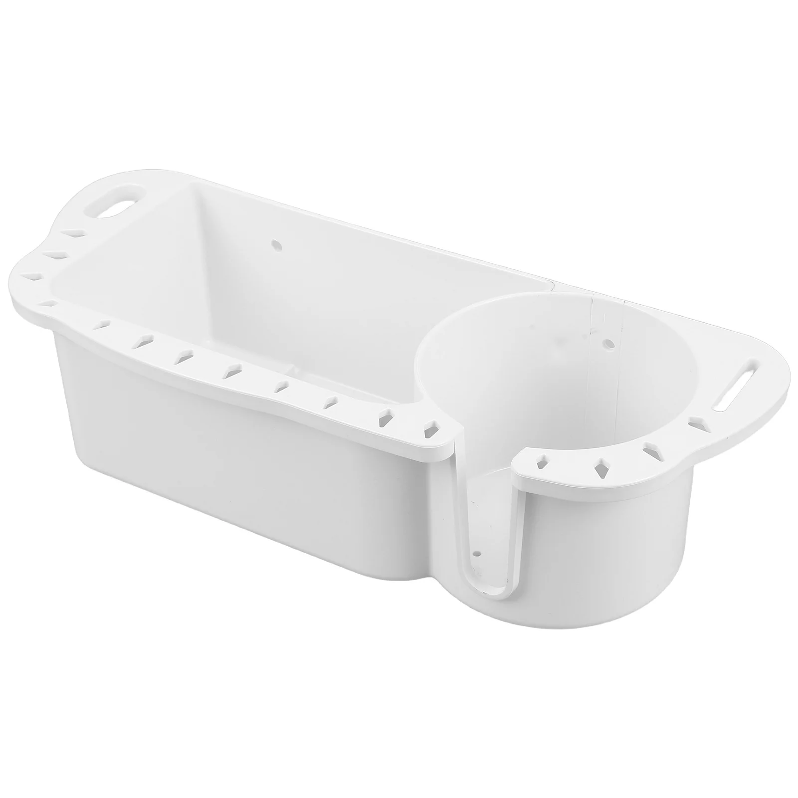 

Sea Fishing Storage Box Multifunctional Organizer Compact Design for Boat Yacht Rv Tackle Gear Case with Divider Partition