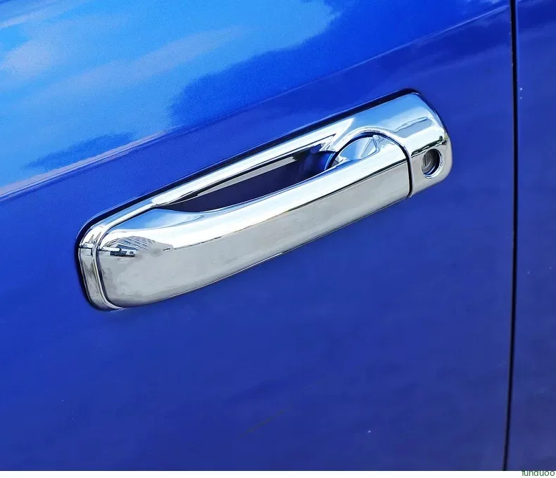For Jeep Grand Cherokee Commander 2006-2010 Dodge Ram 2009-2018 Car Door Handle Cover Trim Sticker Styling Auto Accessories