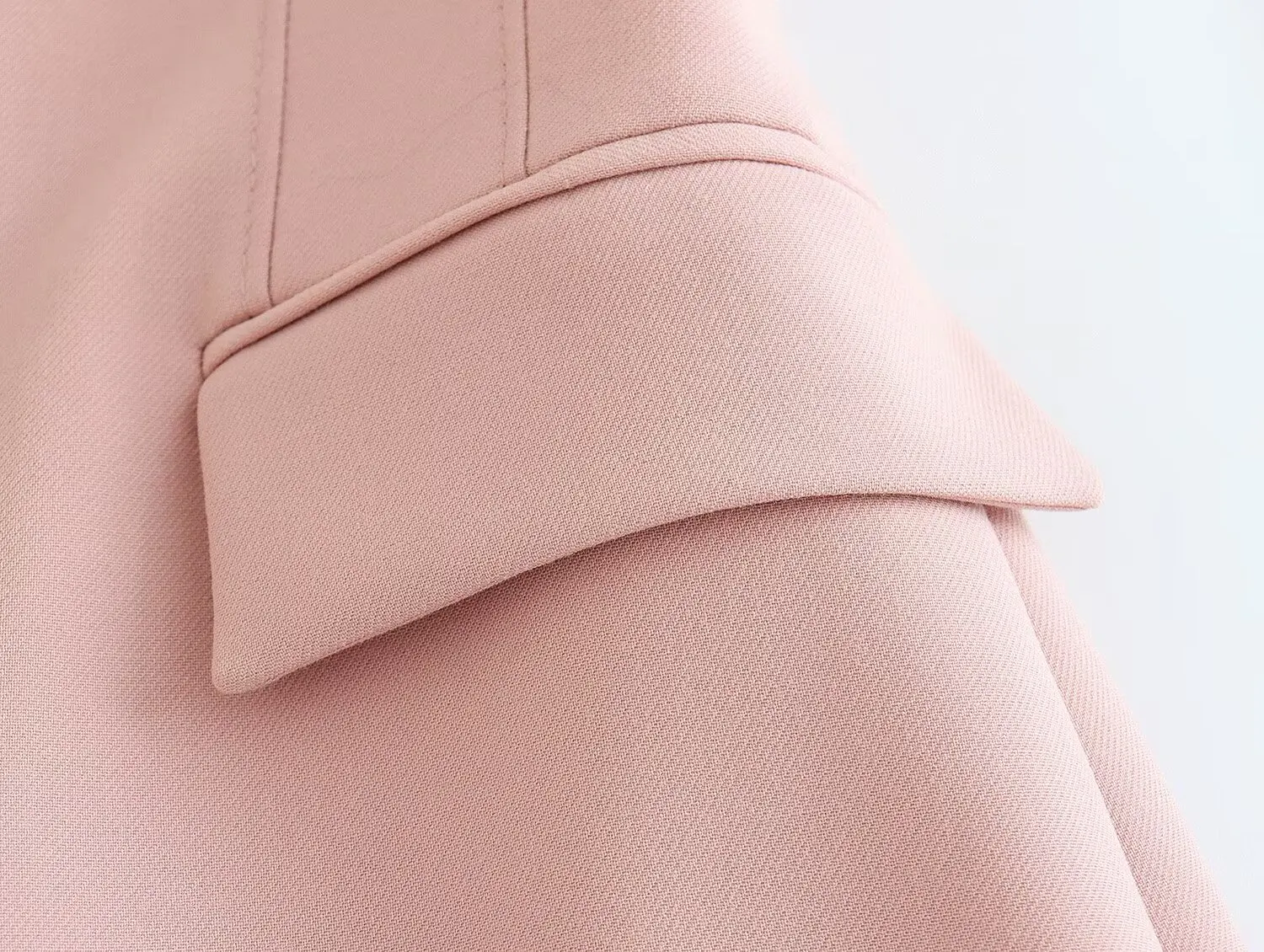 2023 herbst Frauen 2 Stück Set Büro Dame Revers Langarm Blazer + Hohe Taille Versteckte Schnalle Zipper Hosen femininos – Detail 17