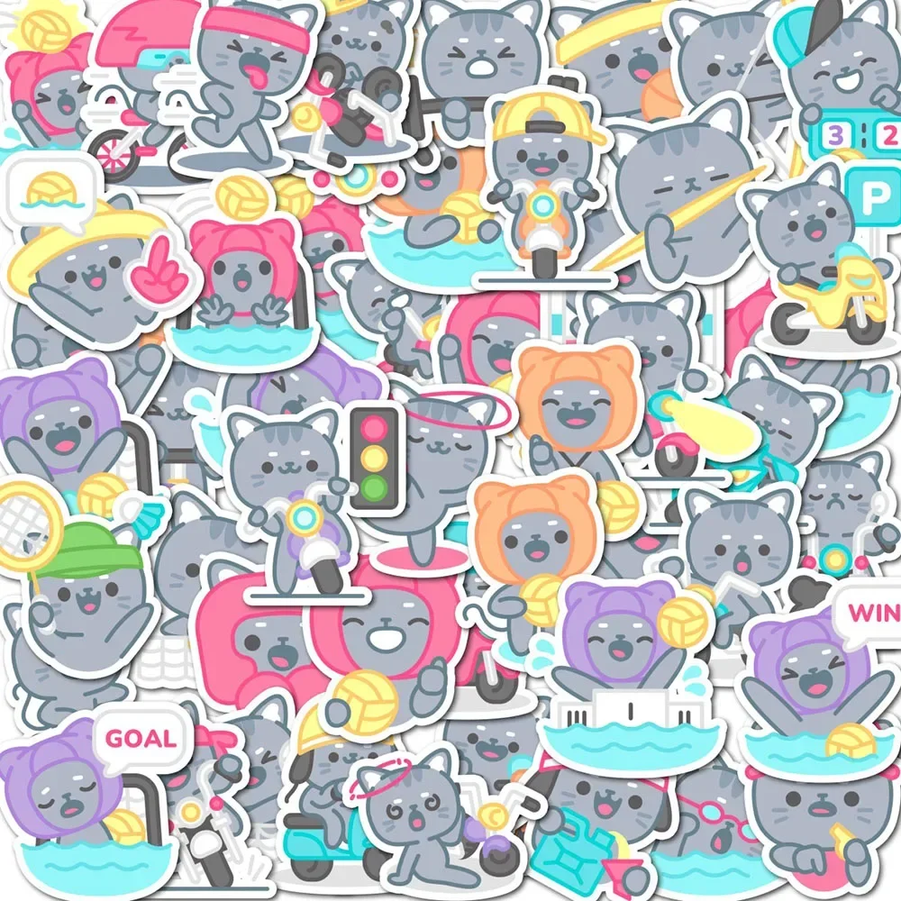 500Pcs Cartoon Monster Waterproof Stickers DIY Skateboard Laptop Water Bottle Luggage Funny Decals