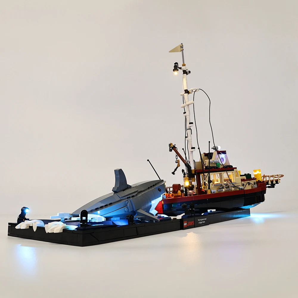 Led-lichtset voor 21350 Jaws DIY led-blokken modelspeelgoedset (alleen verlichtingsset zonder model)