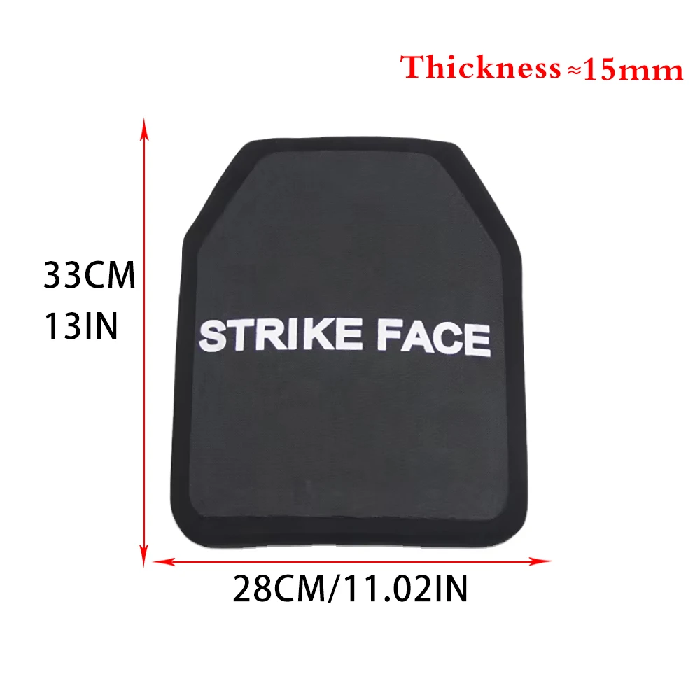Bulletproof Vest Built-In Plug-In NIJ IIIA Alumina Silicon Carbide Ceramic Plate Military Combat Riot Equipment Shield Vest