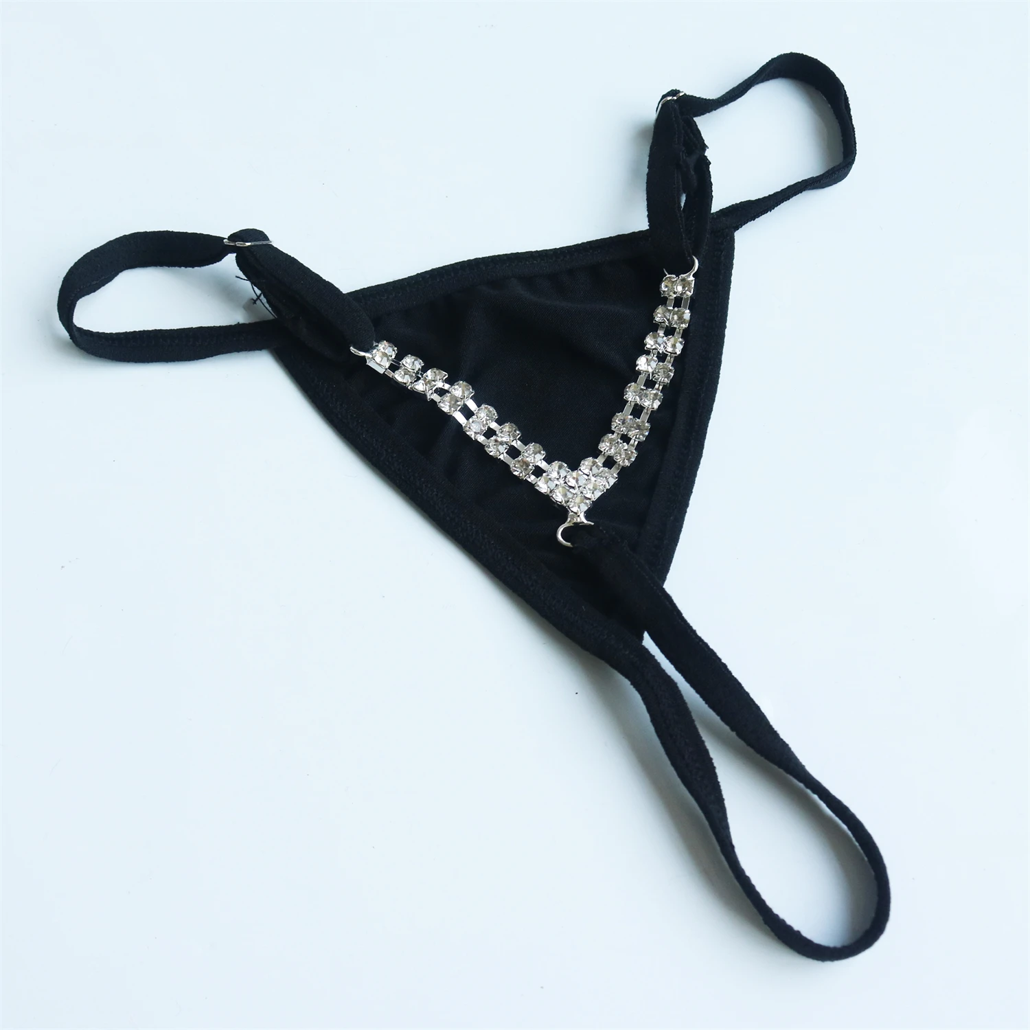 New Shiny Rhinestone Body Chain Jewelry Women's Sexy Versatile Super Sparkling Simple thong Nightclub Fun Bikini Underpants