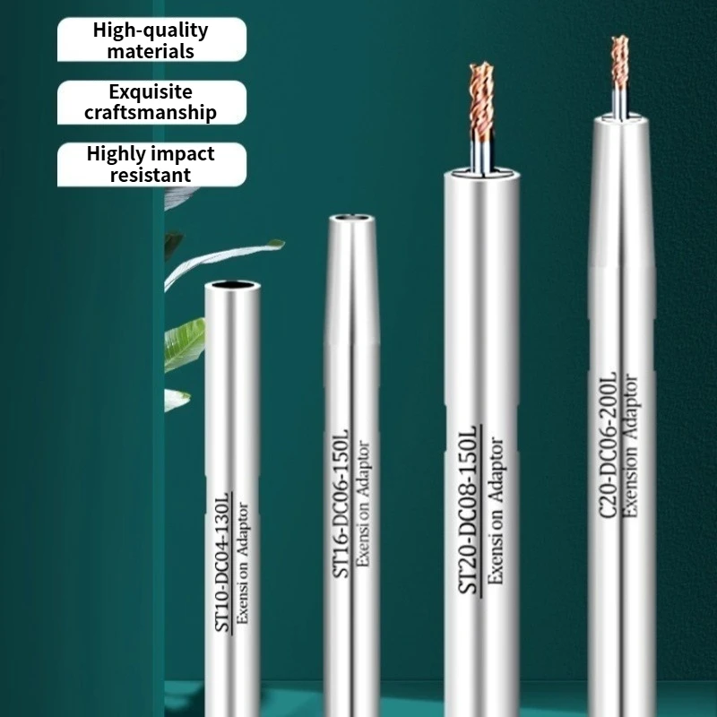 KD CNC DC Extension Rod C10 C12 C16 C20 C25 DC4 DC6 DC8 DC12 ST10 ST12 ST16 ST20 QIYI Extension Rod For Deep Hole Machining