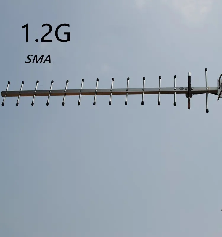 1.2G segnale esterno ricezione stazione base antenna yaig 14dBi SMA maschio 1200MHz 14 elementi