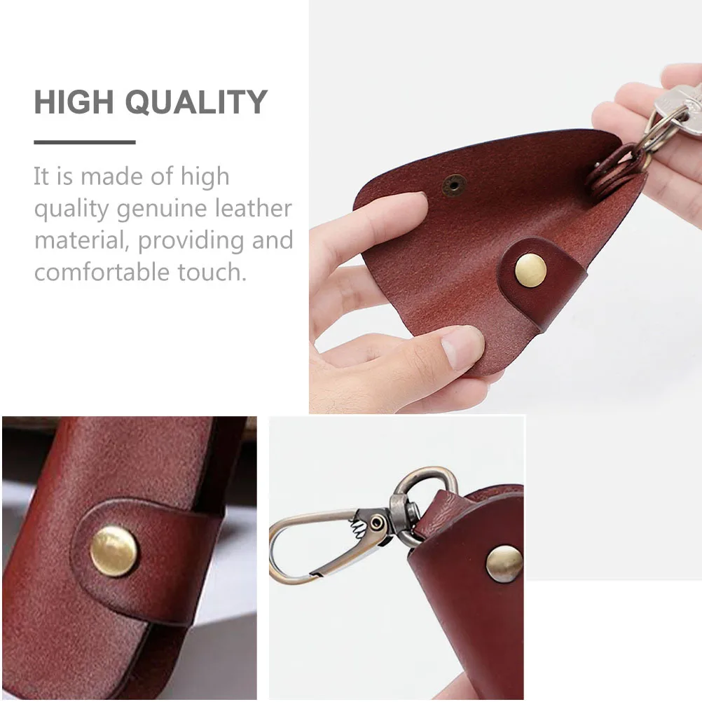 

Stylish Car Key Storage Bag Protective Key Organizer Pouch for Outdoor Travel Home Use Portable Waist Hanging Case