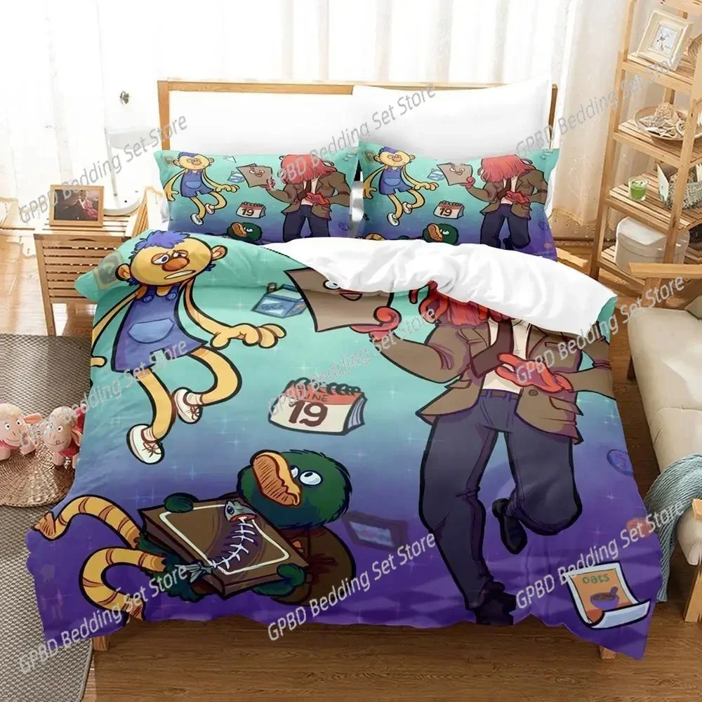 

3d Print Anime Don't Hug Me I'm Scared Bedding Set Bedroom Soft Modern Bedspreads Comefortable Duvet Cover Quilt Pillowcase