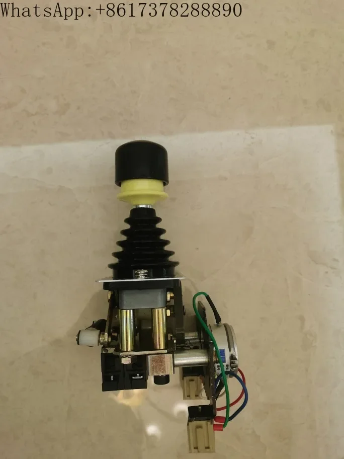 Grip type, single-axis joystick, potentiometer, infinitely variable speed lever, metal gear, proportional valve, control switch