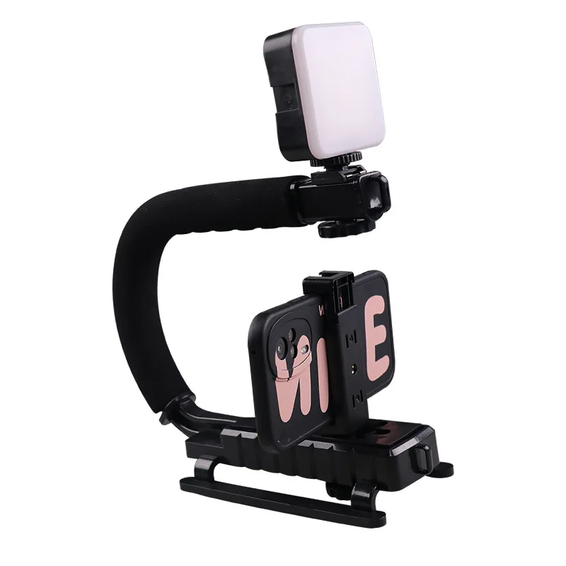 Action camera u-stabilizer handheld SLR bracket with C-frame Dv satchel for better stability and comfort