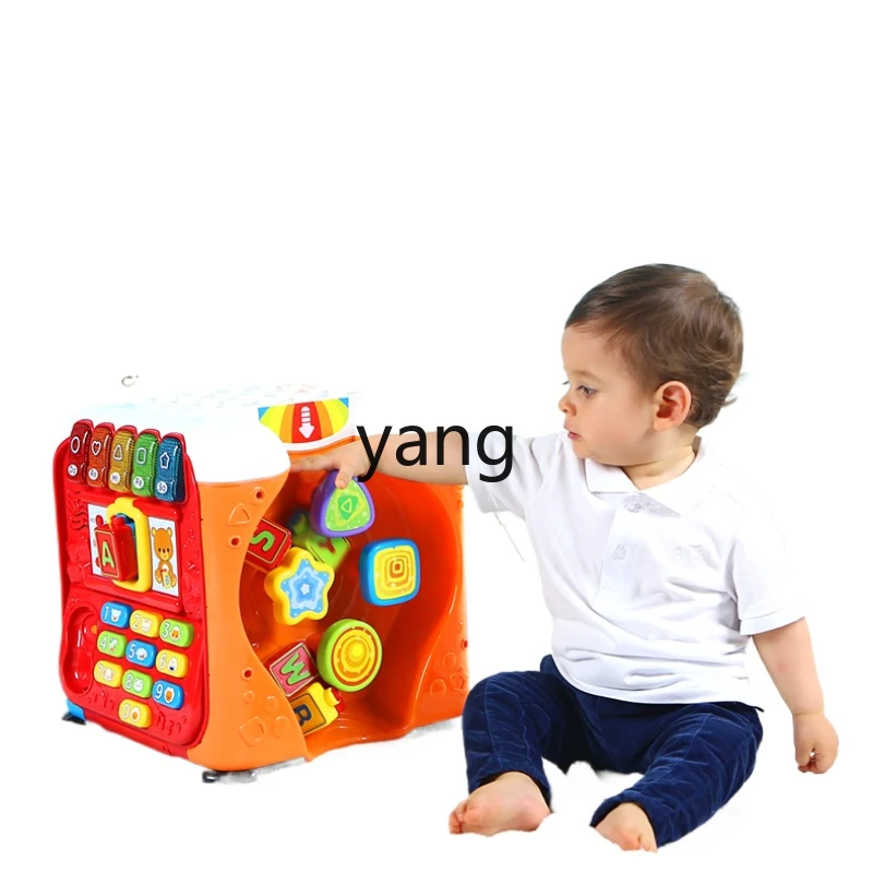 

CX Learning Intelligence Cube Gaming Table Baby Study Table Infant Early Education Puzzle Toy Table