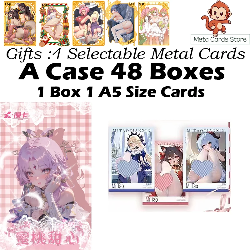 New A5 Size Goddess Card Peach Sweet