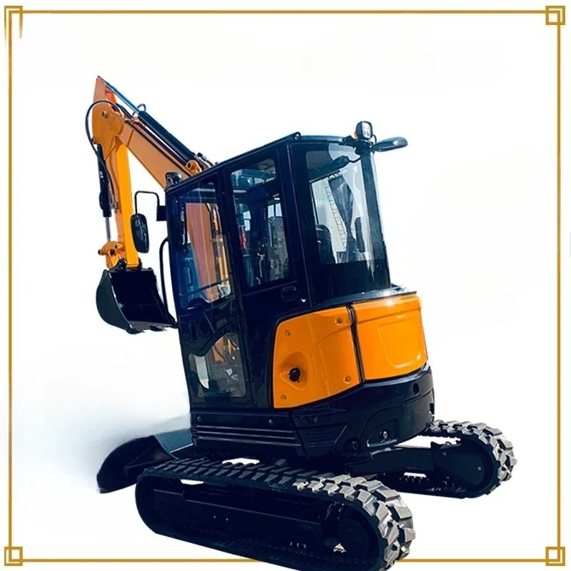 حفارة صغيرة مجنزرة جديدة مخصصة 3.5 طن حفارة صغيرة ميكانيكية مع دلو يستخدم في البناء