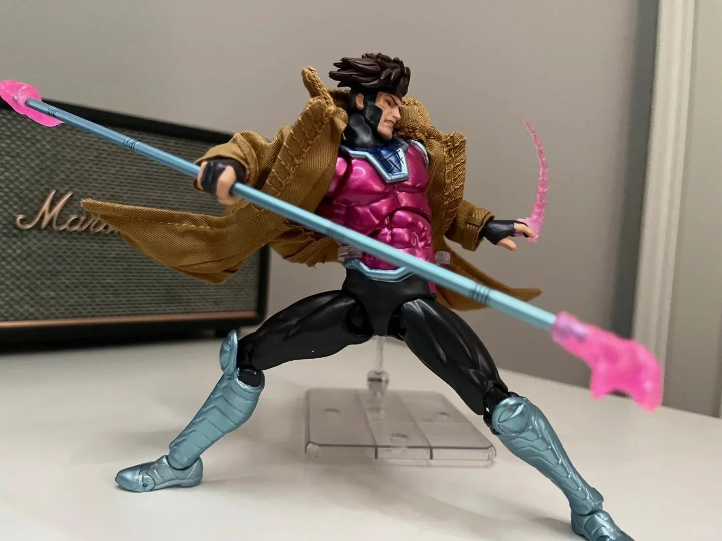 In stock Ct Toys Gambit Figure Mafex 131 X-Men Wolverine SHF Anime Action Figure Statue Collection Model  Gifts Kids Toys view 4
