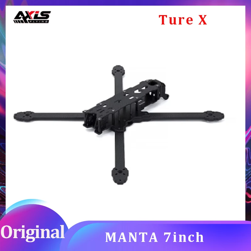 

Axisflying MANTA7" Lite 7inch Ture X Frame Kit 340mm Wheelbase T700 Carbon Compatible 7inch Propeller for RC FPV Drone